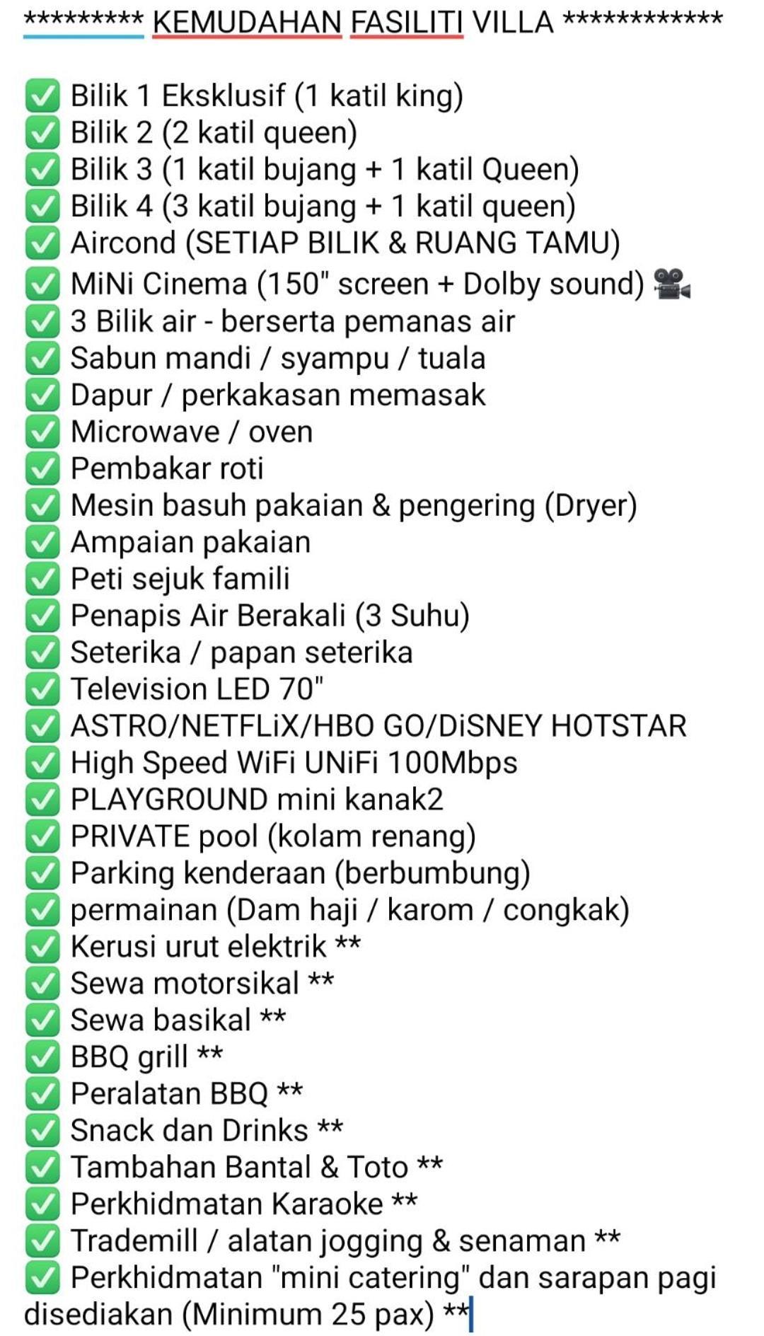 Basrie Villa "Mslim Only" - Mini Cinema , Private Pool , Wi-Fi , Netflix Muar Exterior foto